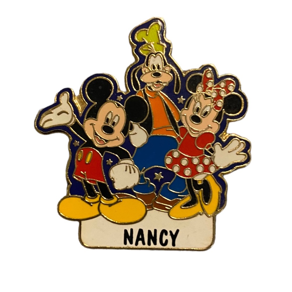 DISNEY Pin with NANCY name